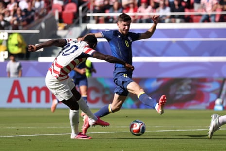 Folarin Balogun is a fraction offside