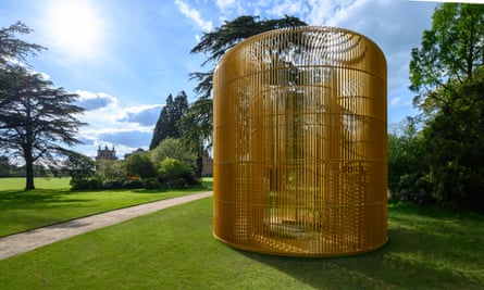Gilded Cage on the South Lawn at Blenheim Palace.