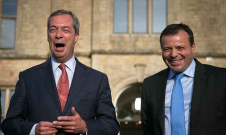 Nigel Farage and Arron Banks