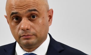 Sajid Javid at a campaign event in Bolton.