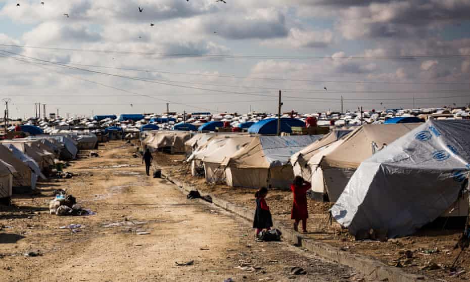 Al-Hawl camp in February 2019