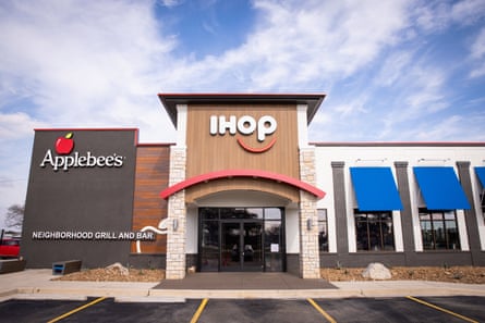 An Applebee’s and Ihop restaurant.