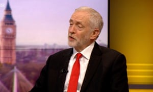 Jeremy Corbyn on Marr