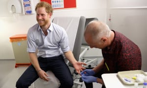 Prince Harry undergoes an HIV test