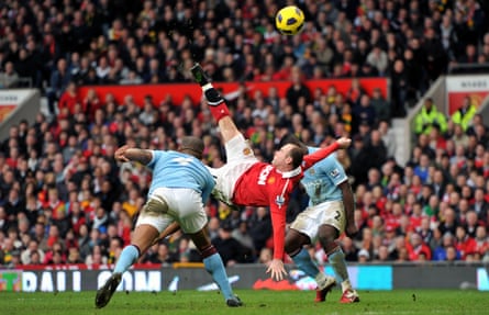 Wayne Rooney’s goal against Manchester City in 2011 but described by Sir Alex Ferguson as the best at Old Trafford over his time as manager.