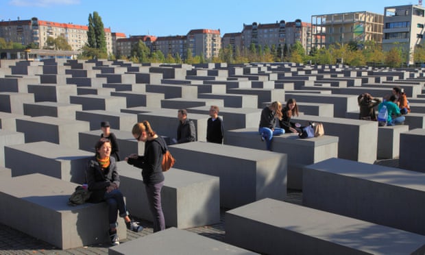The Holocaust Memorial in Berlin.