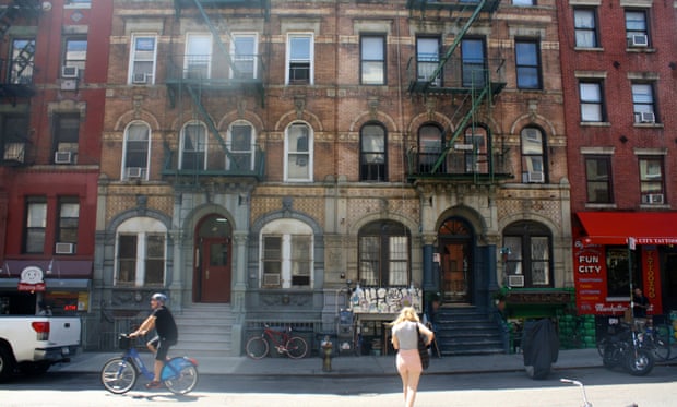 The section of St Marks Place featured on the Led Zeppelin album cover today