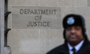 The Department of Justice building in Washington DC.