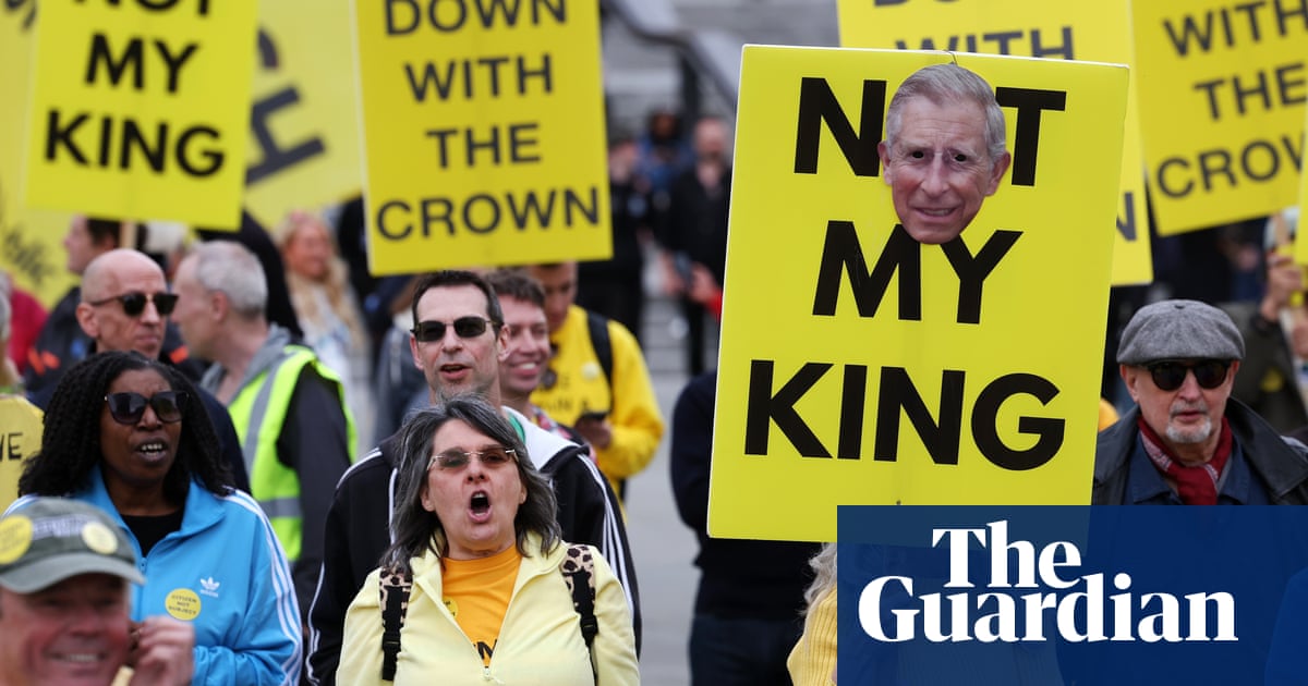 Anti-monarchy group holds rally in London ahead of anniversary of kingâs coronation | Republicanism