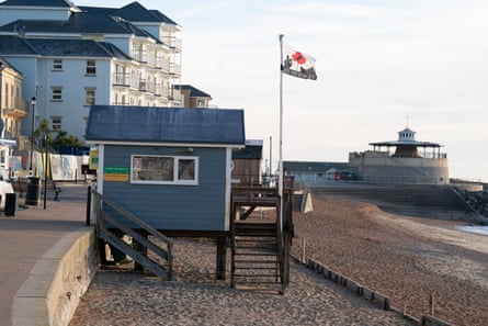 The Ventnor town seafront in December 2022.