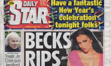 The Daily Star newspaper front page 31/12/2010