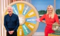 Phillip Schofield and Holly Willoughby presenting the much-criticised segment of This Morning in which viewers were given the chance to win the cost of their energy bills
