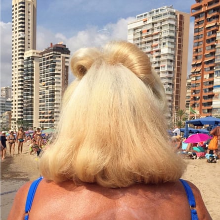 Local social documentary photographe María Moldes captures the city’s idiosyncrasies through saturated, surreal portraits of Spanish sunbathers