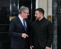 Keir Starmer and Volodymyr Zelenskyy meet in London last month.