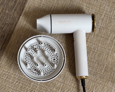 Gtech DryOnic hairdryer and diffuser attachment.