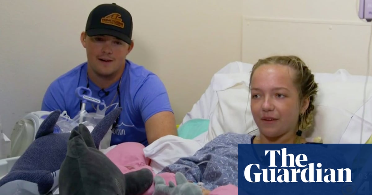 Florida teen who faces losing leg after shark attack says: don’t fear the ocean