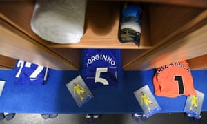 The equipment of Jorginho.