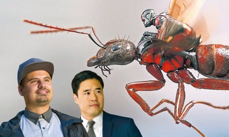 Ant-Man’s wingmen... Michael Peña and Randall Park. 