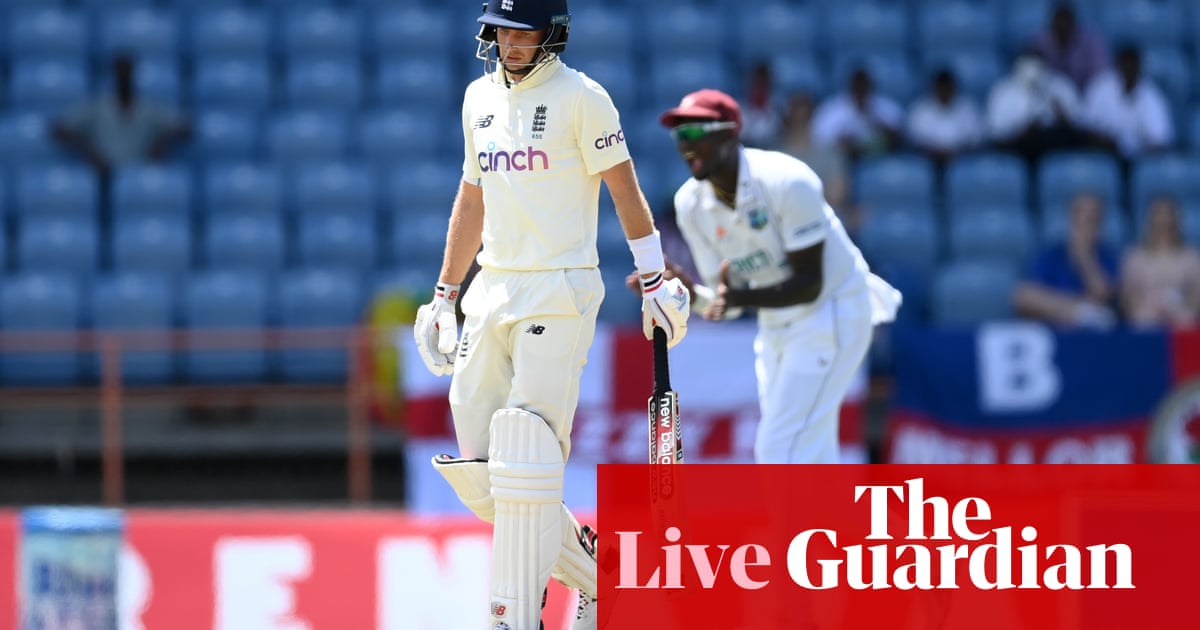 West Indies v England: third Test, day one – live!