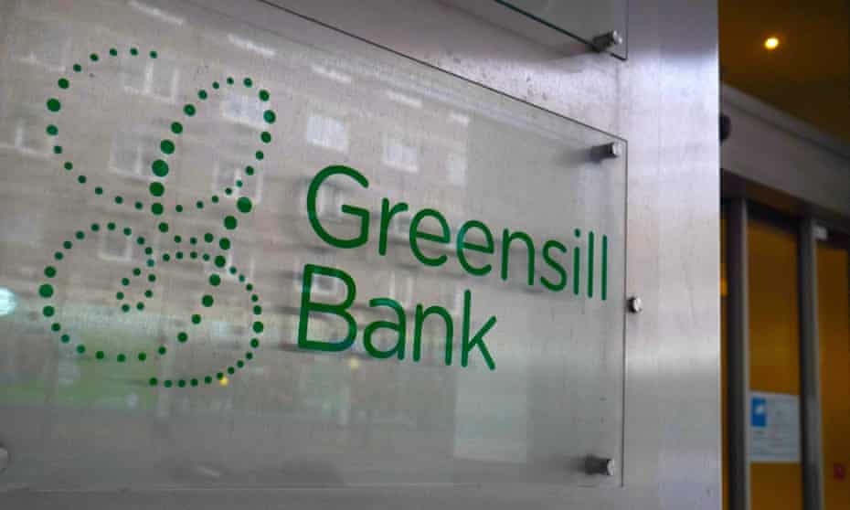 Greensill Bank sign