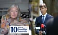 Composite of Anne Davies and Angus Taylor