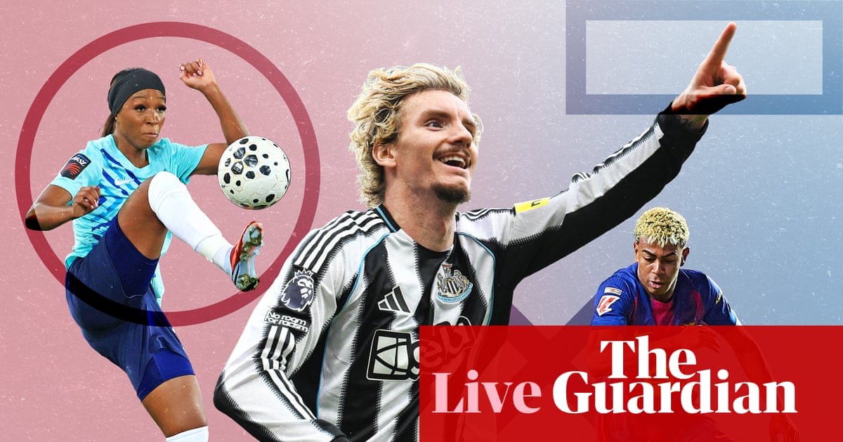 Newcastle v Arsenal buildup, Barcelona in action, WSL and more matchday live