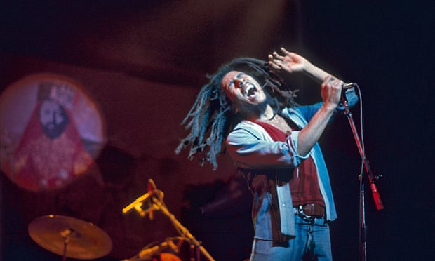 ‘Righteous rebellion’: Bob Marley performing with the Wailers at Rainbow theatre, London, June 1977