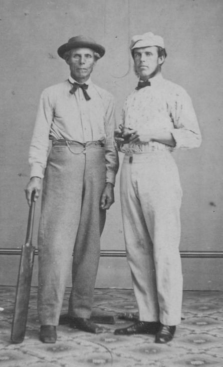 Sam Wright with his son Harry in 1863