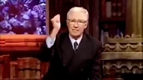 Paul O'Grady rails against Tory austerity in 2010 live TV moment – video