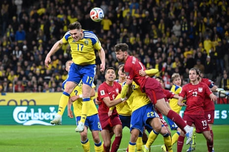 Sweden’s forward Viktor Gyökeres.