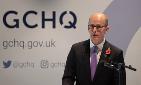 Jeremy Fleming at an event to mark 100 years of GCHQ in 2019