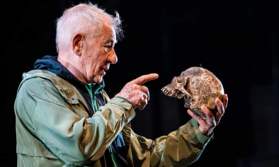 Ian McKellen as Hamlet at the Theatre Royal Windsor in 2021.