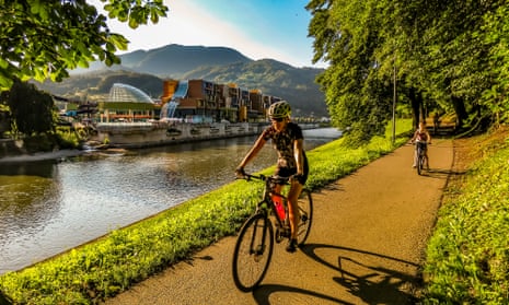 Slovenia launched a Green Wellness cycling route this summer, including stretches along the River Savinja