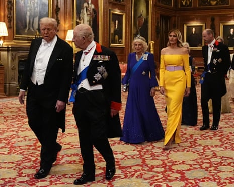 Trump news at a glance: royals roll out red carpet amid protests; Kimmel taken off air over Kirk comments | Trump administration | The Guardian