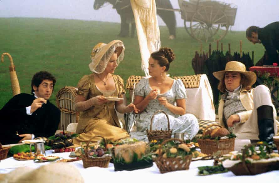 McGregor with (L to R) Alan Cumming, Juliet Stevenson and Polly Walker in Emma.