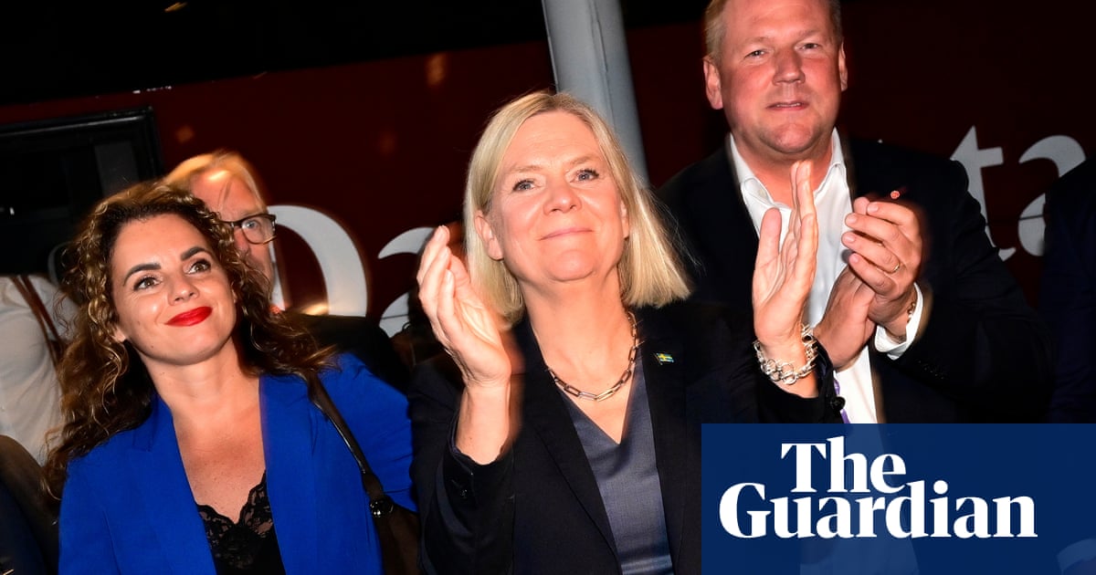 Swedish election: centre-left parties lead by just a single seat with most votes counted