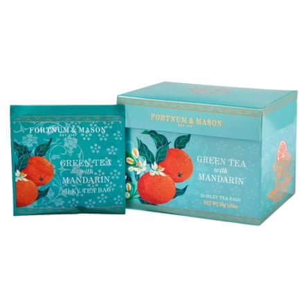 Fortnum & Mason Green Tea with Mandarin, 15 Silky teabags, 30g