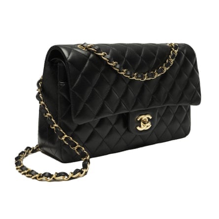 Chanel Classic 11.12 Handbag Lambskin in Black.
