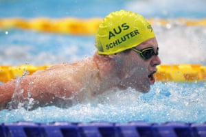 Tokyo 2020 Paralympics day one: swimming, cycling, wheelchair rugby and more – live! 4 Liam Schluter of Team Australia competes in his Men’s 100m Butterfly - S14 heat.