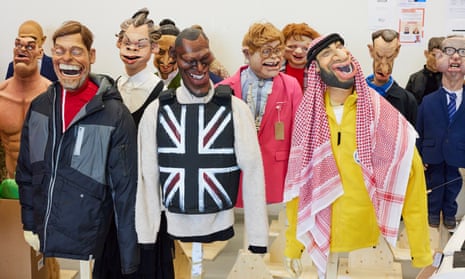 Spitting Image Live puppets