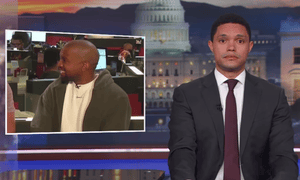 Trevor Noah: ‘Basically the way Kanye samples old school soul music is how racists are going to sample him now.’ 1150.png?w=300&q=55&auto=format&usm=12&f
