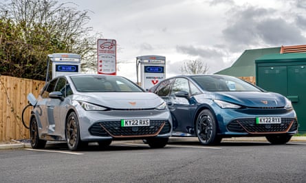 The all-electric CUPRA Born was launched earlier this year.