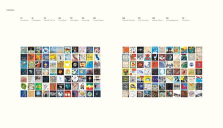 Maps on Vinyl double page spread showing grid of album covers featured in the book.