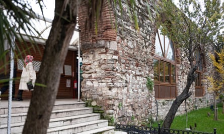 The cafe built into Istanbul’s historic city walls.