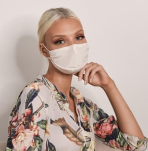 Natalie Begg silk face mask