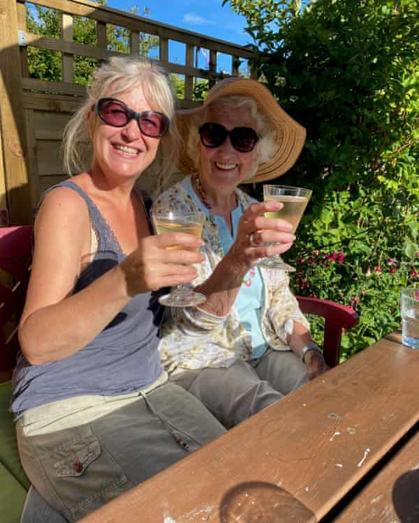 Kat McCulloch and her mother.