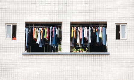 Always line dry instead of reaching for your dryer – even running a dehumidifier indoors is cheaper and more energy-efficient.