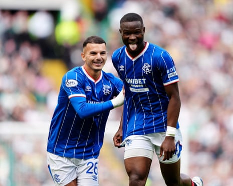 Makhanya celebrates scoring before the goal is ruled out for handball after a VAR check.