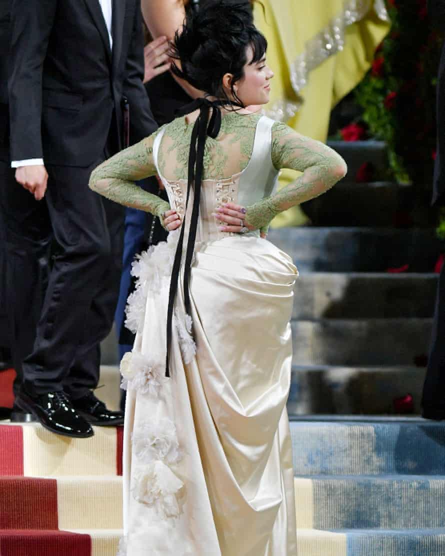 Billie Eilish from the back