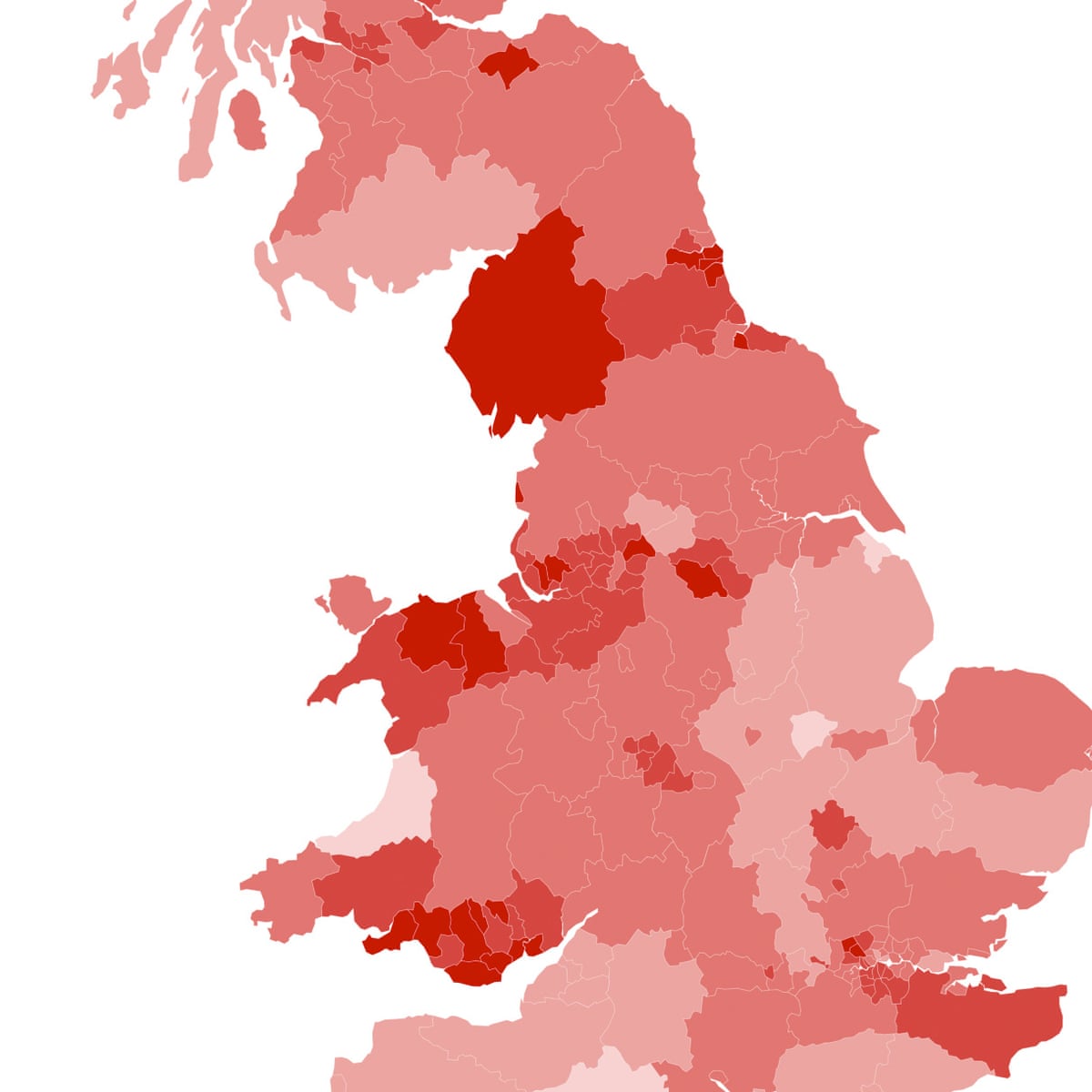 Coronavirus Uk Map The Latest Deaths And Confirmed Covid 19 Cases World News The Guardian